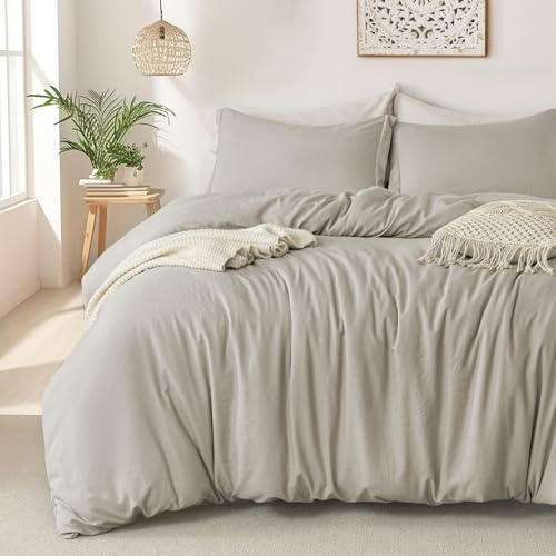 MILDLY Super Soft Duvet Cover - 100% Washed Microfiber Linen