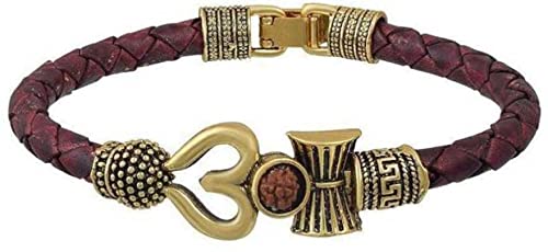 See full amazon price history chart for SHRI ASTHA VINAYAK Trishul Damru OM Rudraksha Gold Plated Leather Mahadev Mahakal Shiva Bhakt Bahubali Navaratri Special Kada Bracelet for Men & Women (Brown & Gold) SHRI ASTHA VINAYAK Trishul Damru OM Rudraksha Gold Plated Leather Mahadev Mahakal Shiva Bhakt Bahubali Navaratri Special Kada Bracelet for Men & Women (Brown & Gold) (B09NSN2QXV) Amazon Price History, Amazon Price Tracker