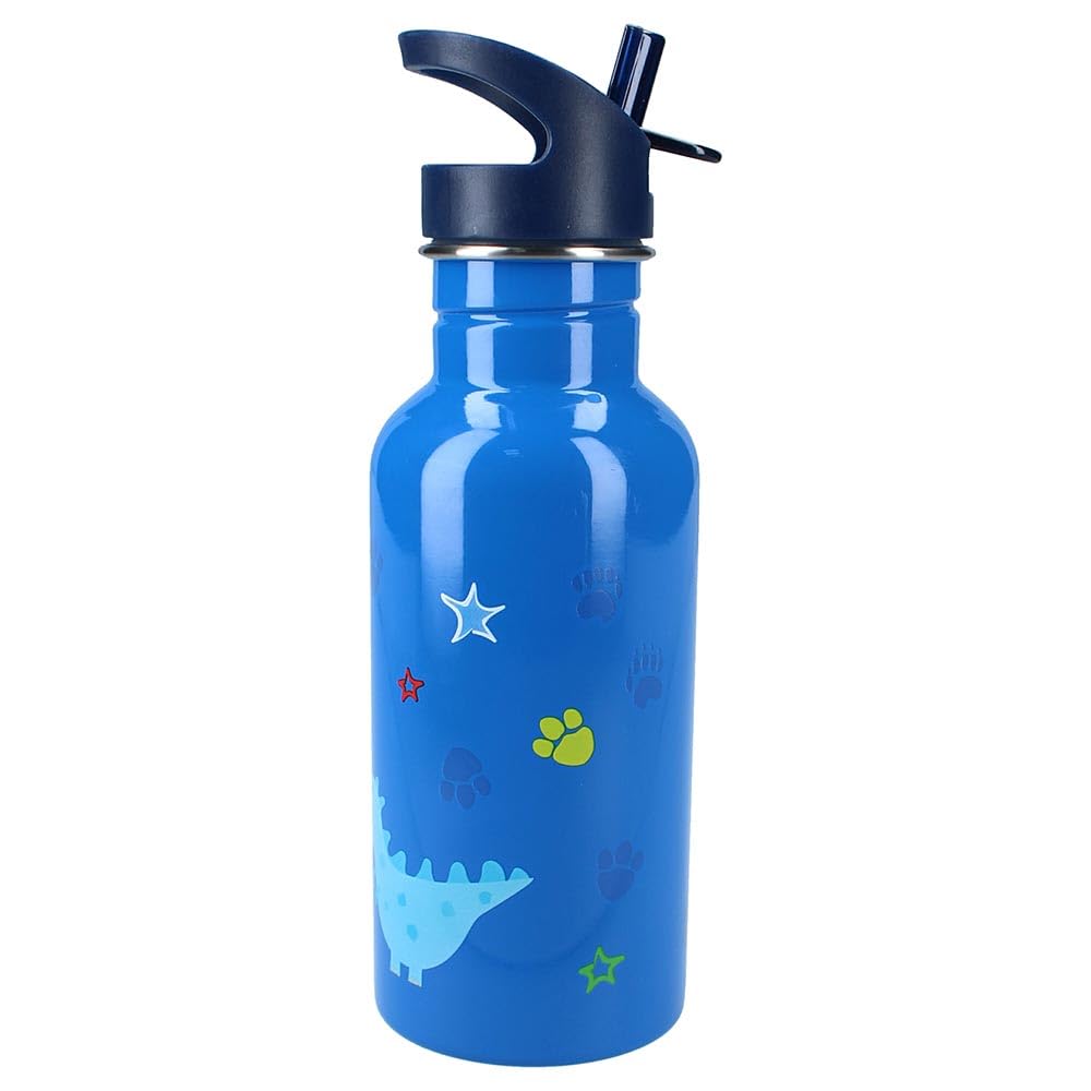 Kerilyn Kinder-Trinkflasche 340 Ml – Auslaufsicher, Isoliert, Mit Strohhalm