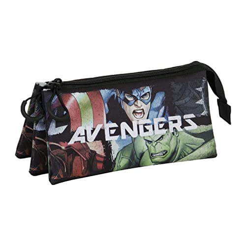 Marvel The Avengers Superpowers-FAN Triple Pencil Case 2.0, Multicolour, 23 x 11 cm - Image 3