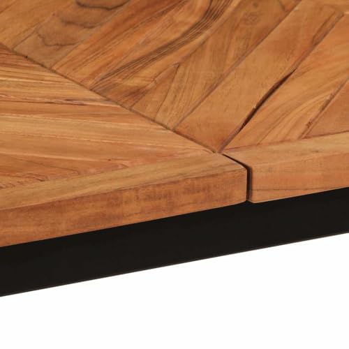 Table de salle à manger compacte en acacia pour optimiser votre séjour