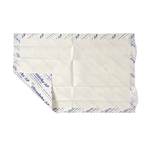 Medline Ultrasorbs AP Drypads, Super Absorbent Disposable Underpad, 23 x 36 inches, 10