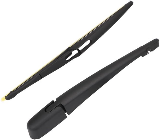 Car Rear Windshield Wiper Arm for Renault Clio 2 1998-2005, Back Wiper Arm Blade Set Rubber Cleaning Window Replacements Parts