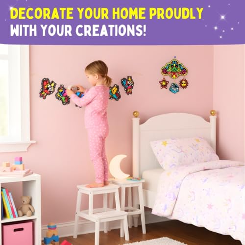 Image of PepPlay Unicorn Princess Combo for Girls, Colour-in Velvet Unicorns and Fairies + Washable Princess Cape Kit, Mess-Free Reusable Art and Craft Activity Toy, Summer, Birthday Gift for Girls Age 3 to 10