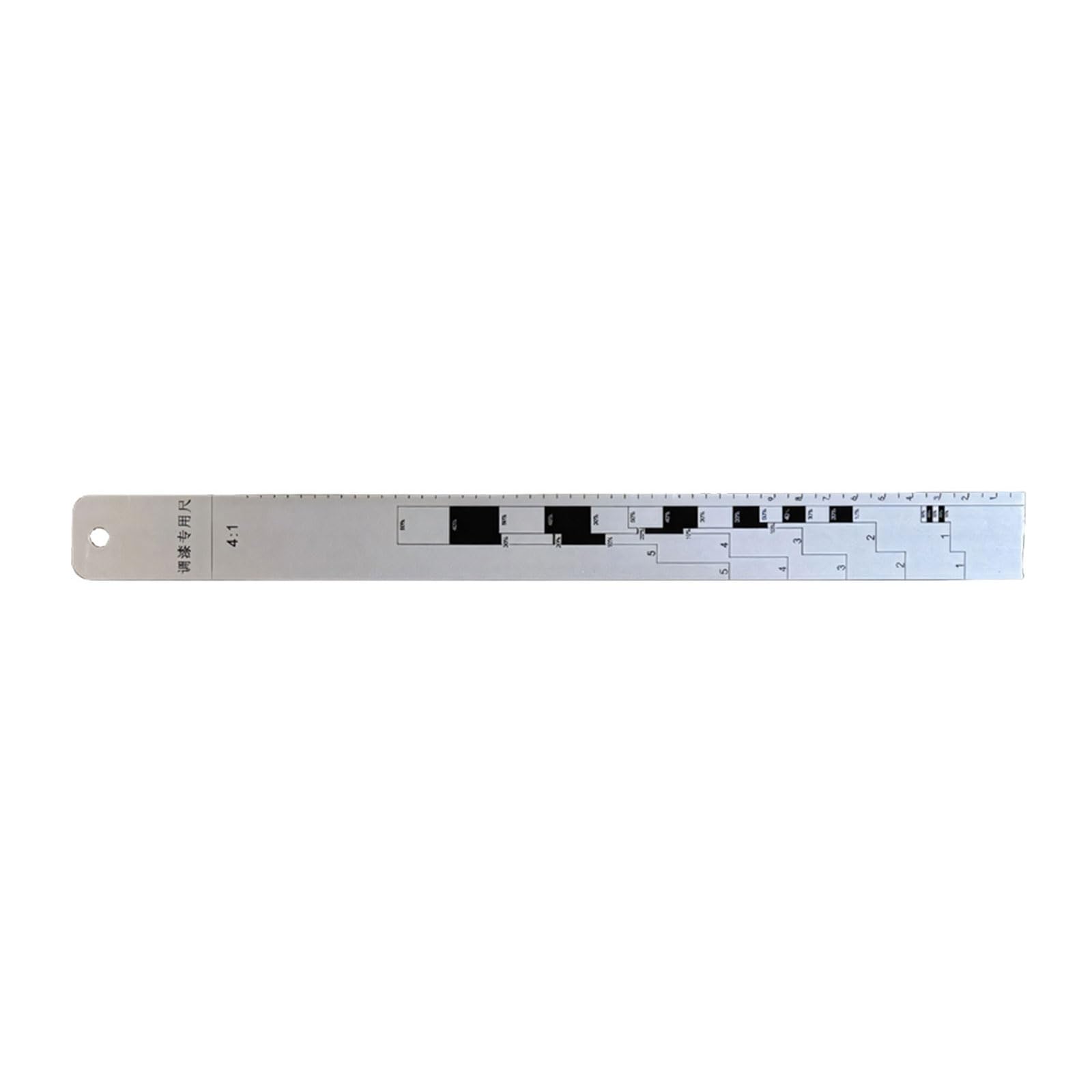 Kaeltsyn Large Accuracy 2: 1 4: 1 Paint Mixing Gauges For Automotive Refinishing Crafted From Sturdy Aluminum Materials Car Clear Coat Measuring Stick