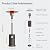 EAST OAK 55,000 BTU Propane Patio Heater with Round Table & Stainless Steel Burner, Outdoor Heater with Wheels, Ideal For Large Patios, Gardens, Outdoor Events, Commercial Use, Carbon Black
