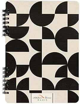Alibabette Editions Paris Oslo Spiral Exercise Notebook, 128 Pages, 8.25 by 6.25 " (SPI2004)