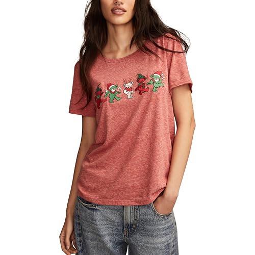 T-shirt Grateful Dead Bears femme tee shirt col rond motif vintage rock original