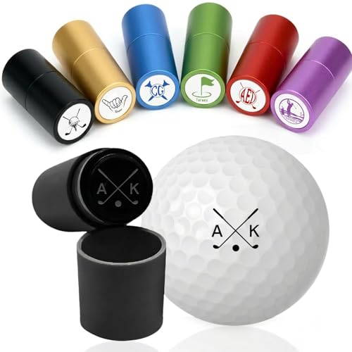 Terwex Custom Golf Ball Stamp - Personalized Logo & Initial