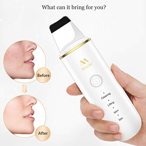 Skin Scrubber, Misiki Facial Deep Cleansing and Blackhead Removal Tool, Face Skin Pore Clean and Exfoliator, Comedone Extractor, Facial Lifting Treatment