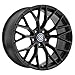 BEBYL 17X8 5X120 DBL-BLK GBLK FC 35MM CUSTOM RIM TOTAL of 1