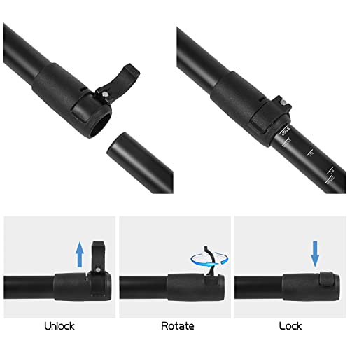 COMETX サップパドル 3ピース アルミ調節式