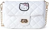Fast Forward Hello Kitty Crossbody Bag - Quilted Mini Purse and Shoulder Sling Crossbody Bag for Girls, Size One Size, Hello Kitty White Flap