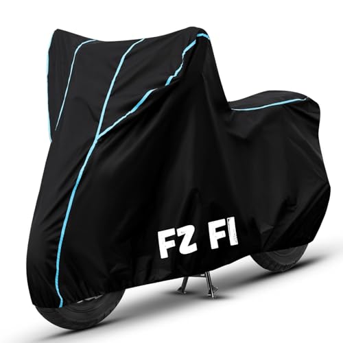 Image of Bike Cover for FZ FI 100% Waterproof, Dustproof & Scratch Resistant| Fully Bottom Elastic UV Resistant Heavy Duty Body Cover | All Weather Outdoor Use