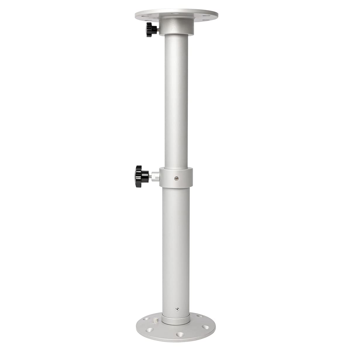 Flylin Gambe da tavolo regolabile, supporto girevole a 360°, 450-700 mm, telescopica, smontabile, per camper, yacht, campeggio, barche