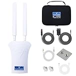 Falcon Mobile WiFi Router 4G Combo Deluxe LTE Antenna with 150Mbps and Accessory Package for Mobile Internet in Caravans, Motorhomes, Vans, Cars, Internet Hotspot WiFi Router without SIM Card