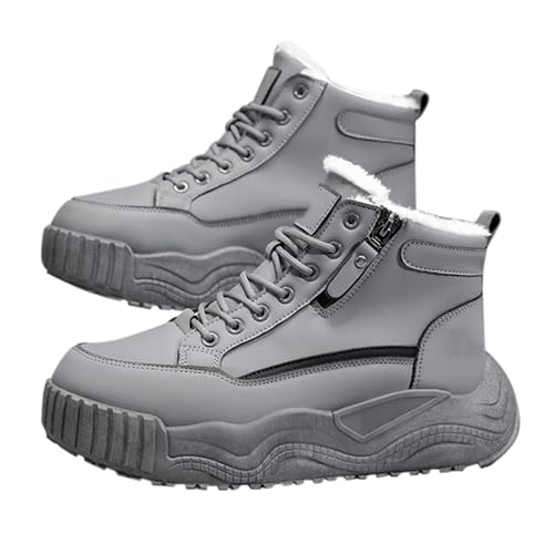 Bottes d'hiver pour homme en gris taille 38 2/3 avec doublure chaude