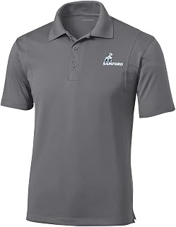 NCAA Men's Prime Athletic Logo Micro Pique Polo with Self Collar