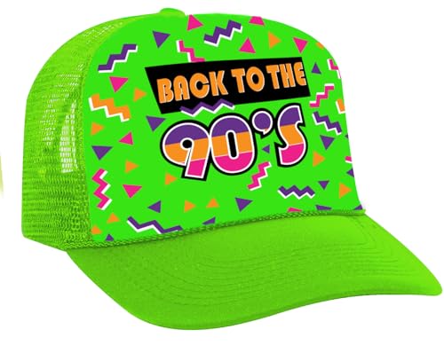 Sterling James Co. Throwback 90's Party Hats (4 PACK) - Funny 1990's Theme Party Decoration, Favors & Supplies - Image 4