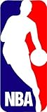 Novastick NBA Logo Basketball Car Bumper Sticker Decal 3" x 6"