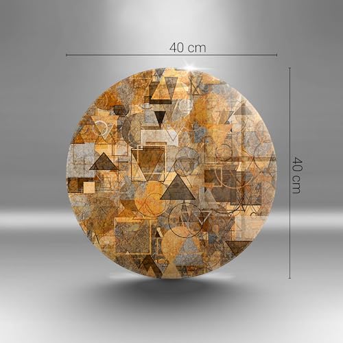 Plaque protection induction 40cm anti-rayure modèle géométrique - 7