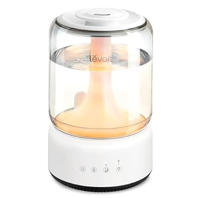 LEVOIT Humidifiers for Bedroom, 4.2L Top Fill for Large Room with 42H Runtime, Dishwasher Safe Design Easy to Clean, 21dB Quiet Cool Mist for Baby, Plants, Night Light, Essential Oil Diffuser, White