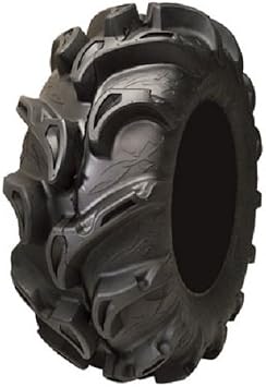 Bundle - 9 Items: ITP SS212 12 Wheels Black 27 Mega Mayhem Tires [4x110 Bolt Pattern 10mmx1.25 Lug Kit]