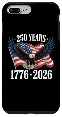 250 Anniversary USA 2026 Patriotic Eagle 250th 4th of July �X�}�z�P�[�X iPhone 7 Plus/8 Plus �p