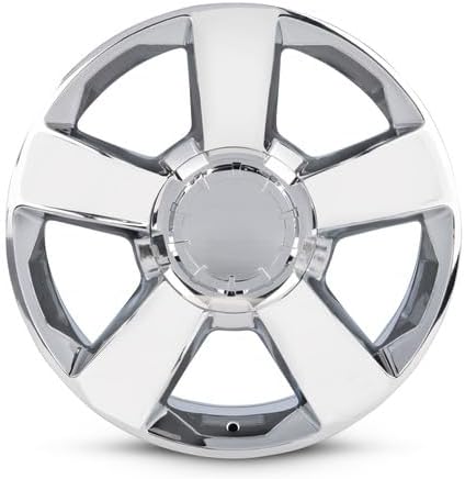 New 20x8.5 inch OEM Direct Replacement Aluminum Wheel for 1999-2020 Chevrolet Silverado Suburban Tahoe 1500 6-139.7mm Silver 20 in Rim 20937762