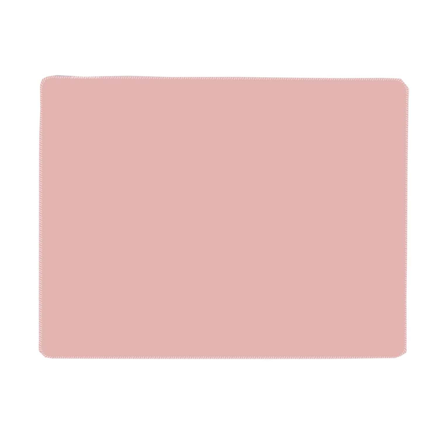 Kriture Mouse Pad with Stitched Edge, Non-Slip Rubber Base, Premium-Textured and Waterproof Mousepad for Computers, Laptop, Office and Home, 260x210x3mm, Pink