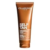 Clarins NEW Self-Tanning Gel | Quick Drying Self Tanner for Face and Body | Buildable, Streak-Free, Long-Lasting, Natural, Sun-Kissed Glow | 24H Hydration*| Contains Aloe Vera & Glycerin | 4.5 Ounces