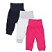 TupTam Pantalones de Bebé para Niñas. Paquete de 3, Mix de Colores 1, 56