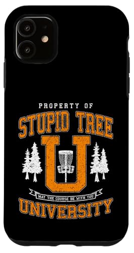 Stupid Tree Disc �S���t ��w ���B���e�[�W �J���b�W �o�[�V�e�B �X�}�z�P�[�X iPhone 11 �p
