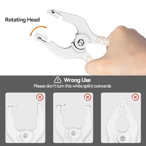 Image of EMART 12 Pack Heavy Duty Spring Clamps 6 Inch Plastic Large Professional Backdrop Clips Clamps for Backdrop Stand, Photography Studio, Balloon arch, Photoshoot, Woodworking, Crafts, Pool Cover-White