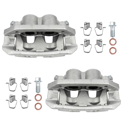 Autoround Front Disc Brake Caliper Assembly with Bracket fit for Ram 1500 2011-2018, Dodge Ram 1500 2009-2010/ Durango 2007-2009/ Dakota 2009-2010, Chrysler Aspen 07-09, Replacement # 18B5055 18B5054