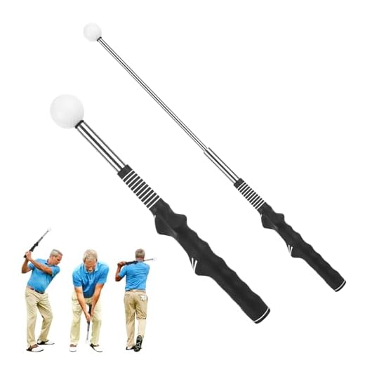 Golf Swing Training Aid Retractable Golf Swing Trainer Golf Training Aids Adjustable Golf Grip Trainer with Click Feedback for Right & Left Handed Golfers, Ideal for Beginners, Indoor Outdoor Practice