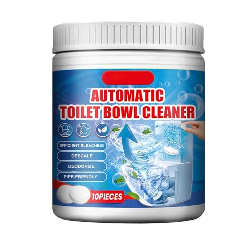 Bloc de Toilette Encastré,Blocs de Réservoir de Toilettes,Toilettes Propres Désodorisant Bleu,WC Net Energy Bloc Anti-Tartre,Blocs de Réservoir de Toilette,Bloc de Nettoyage de Toilett,10PC