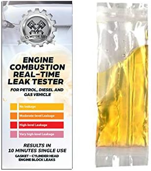 CS Motor Test, CS Engine Combustion Real-TIME Leak Tester - Cylinder Gasket CO2 Head Tester - Test While Driving - Petrol Diesel Gas - Engine Under Load Head Gasket Test Kit - 2 PCS in a Box