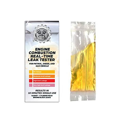 CS Motor Test, CS Engine Combustion Real-TIME Leak Tester - Cylinder Gasket CO2 Head Tester - Test While Driving - Petrol Diesel Gas - Engine Under Load Head Gasket Test Kit - 2 PCS in a Box