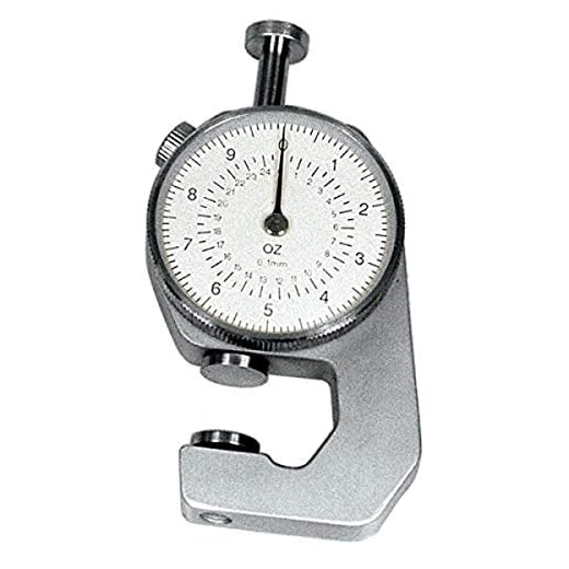 What thickness leather for messenger bag Economical Leather Thickness Gauge Tool