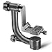 Produktbild Neewer Professionelle Hochleistungs-Kohle Faser 360 Grad Panorama Gimbal Stativkopf mit Standard 1/4 Zoll Schnellwechselplatte und Wasserwaage für DSLR Kameras bis 30 Pfund/ 13.6 Kilogramm Item Title