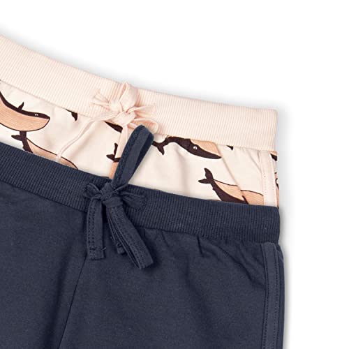 Image of Real Basics Premium Cotton Printed Shorts for Girls (Pack of 2)