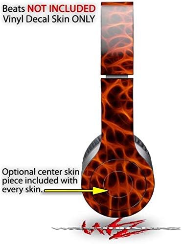 Skin Decal Wrap Works with Original Beats Solo HD Headphones Fractal Fur Cheetah Skin Only (Headphones NOT Included)