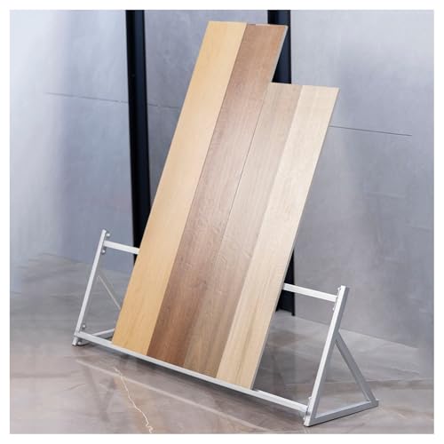 Présentoir pour carrelage et céramique argenté 100x30x40 cm