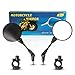 Moto retrovisore Specchietto A Specchio Per Scooter Elettrico Pieghevole 22mm Manubrio Specchietto Retrovisore Retrovisore 360 ​​° Specchi Moto Regolabili Rotabili Specchietti laterali e accessori mot