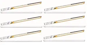 Wipro Garnet 22W LED Batten for Living Room & Bedroom | Bright & Energy Efficient Tubelight for Home | Cool Day Light (6500K) with 2400 lumen|4Feet, Pack of 6