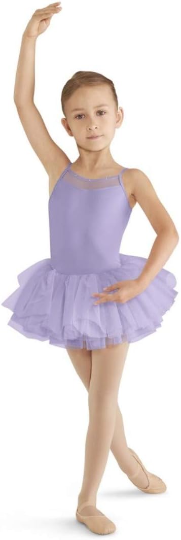 Mirella Girls Mirella Girl's Cord Mesh Cami Tutu Dress