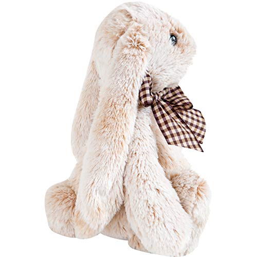 small Foot Kuscheltier Hase, niedliches Plüschtier mit Schlappohren, treuer Begleiter für Babys, 10093, Beige