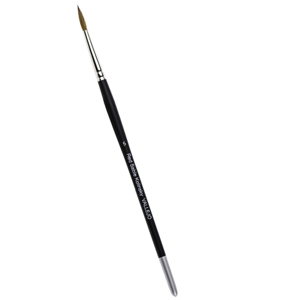 Vallejo White Brush P18005 Kolinsky Sable Brush No.5
