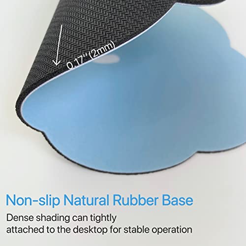 Roxicrokc Mouse Pad Cute 2 Pack, Small Waterproof Pvc Mousepad, Non-Slip Rubber Base Personalized Computer Mouse Mat For Office Home (Cloud Mouse Pads) #TOP2